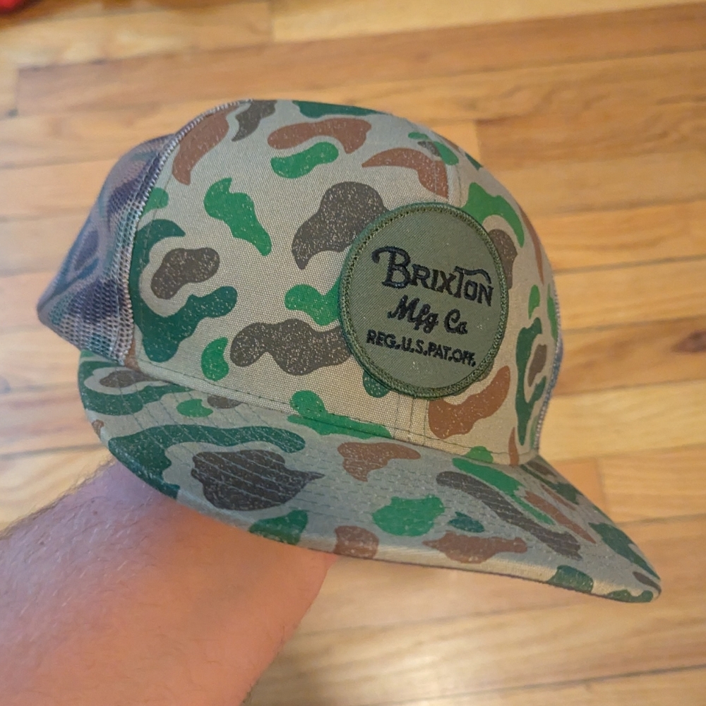 Brixton Camo Trucker Hat